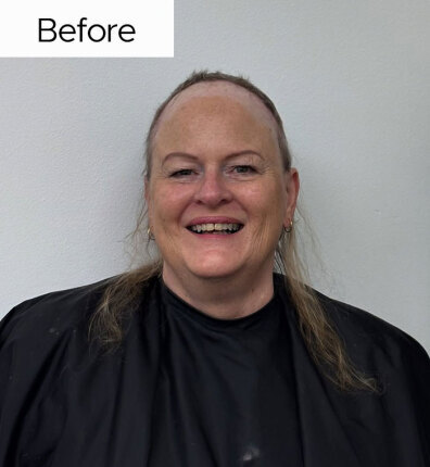 Kelly before bonded topper