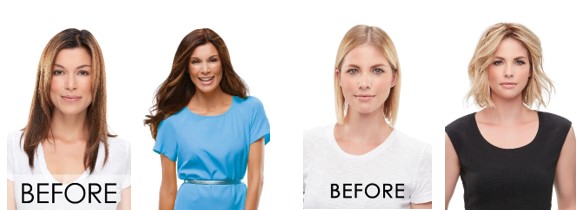 Hair Additions Before & After